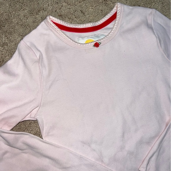 Mini Boden Long Sleeved Light Pink Girl’s Shirt Size 11-12 Years - Picture 6 of 8